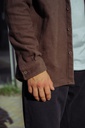 CAMISACO PAÑO - BROWN LAKE