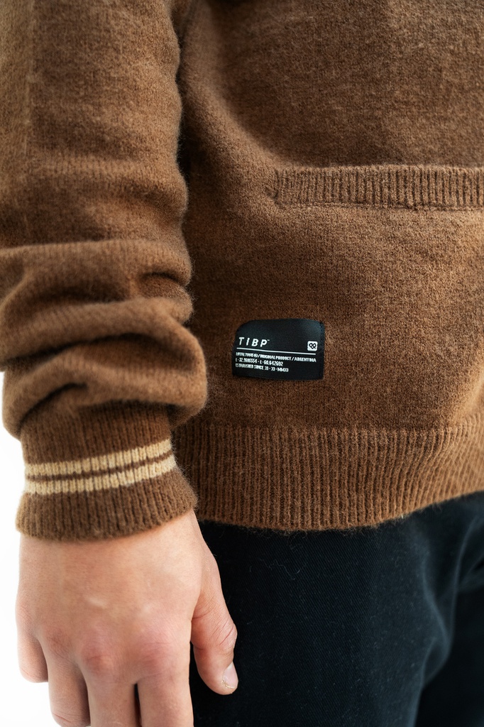 CARDIGAN - BROWN SUGAR