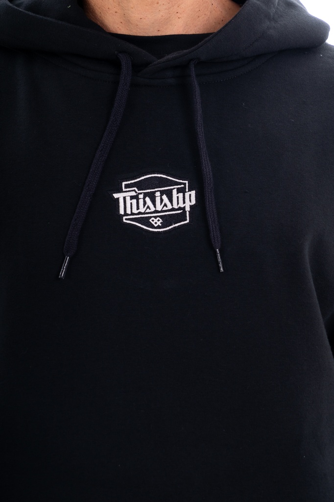 BUZO CANGURO CON CAPUCHA RELAXED - BORDADOR