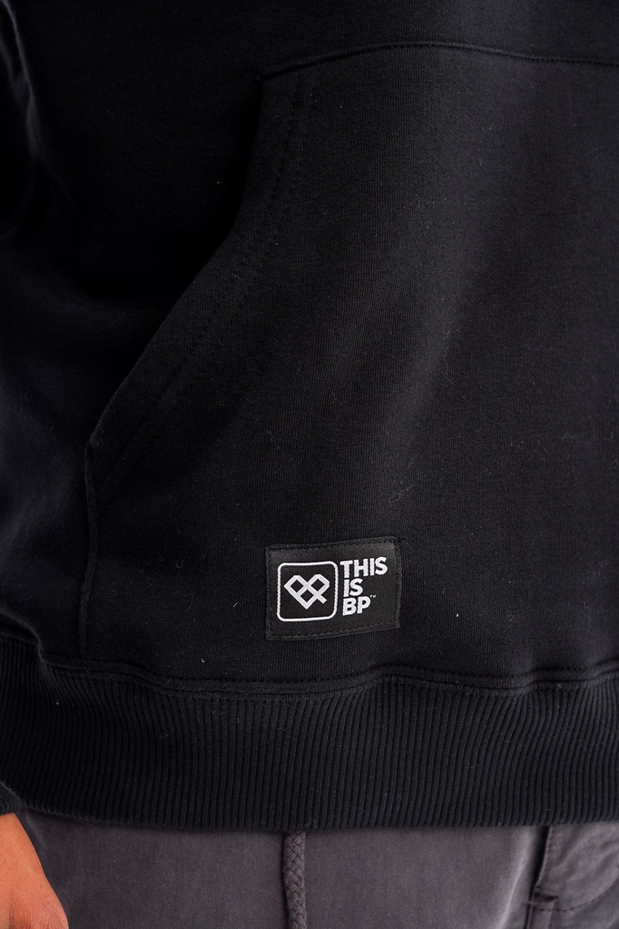 BUZO CANGURO CON CAPUCHA RELAXED FIT - CAOBA