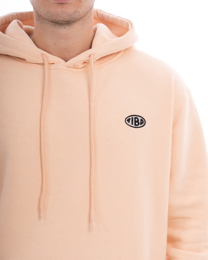 BUZO CANGURO CON CAPUCHA RELAXED FIT - TUNDRA CREAM