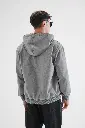 CAMPERA CANGURO RELAXED - DENIM WASH GREY 