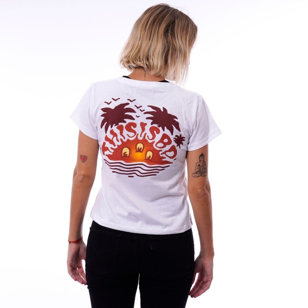 REMERA MANGA CORTA MUJER - DISTINCT 