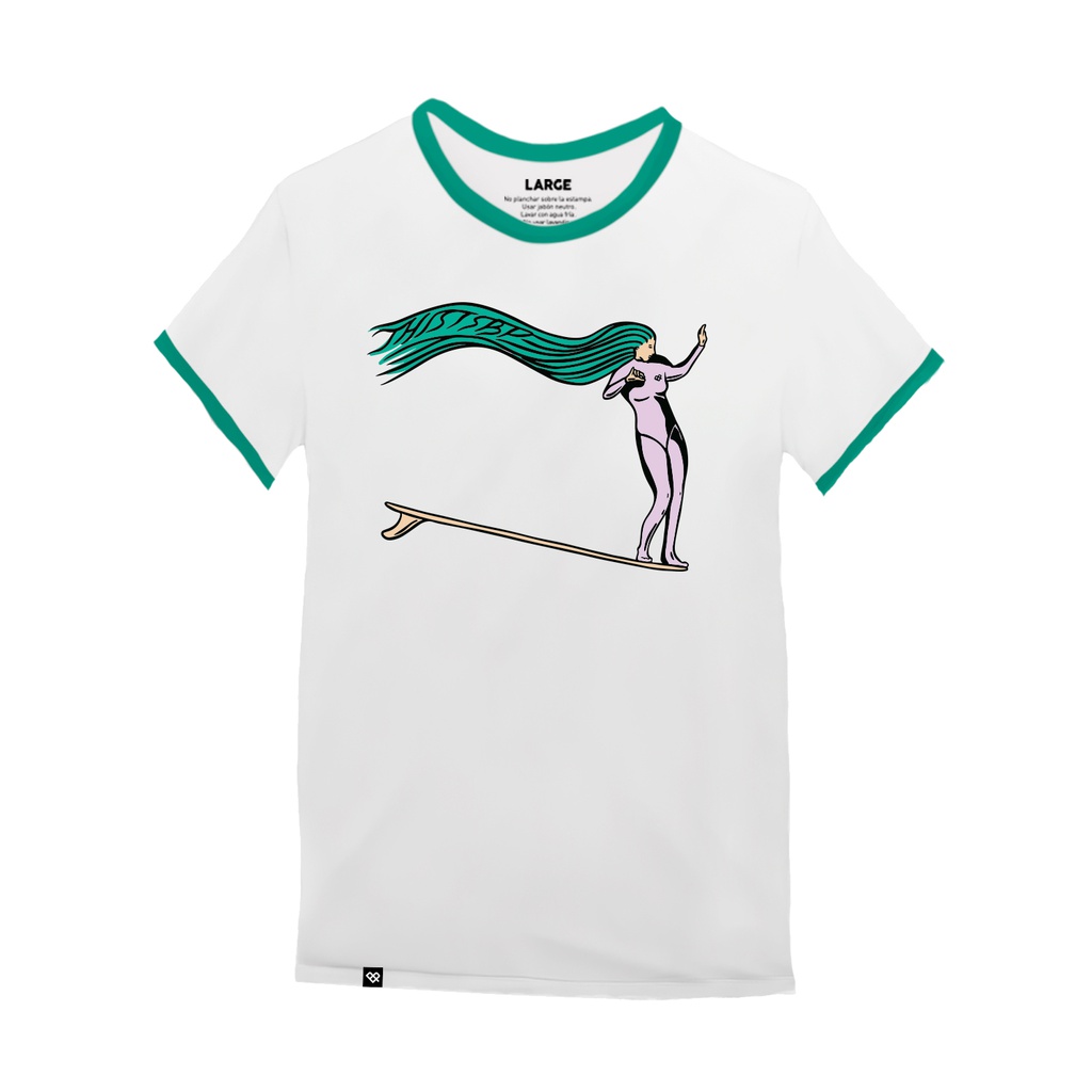 REMERA MANGA CORTA MUJER - BAILANDO