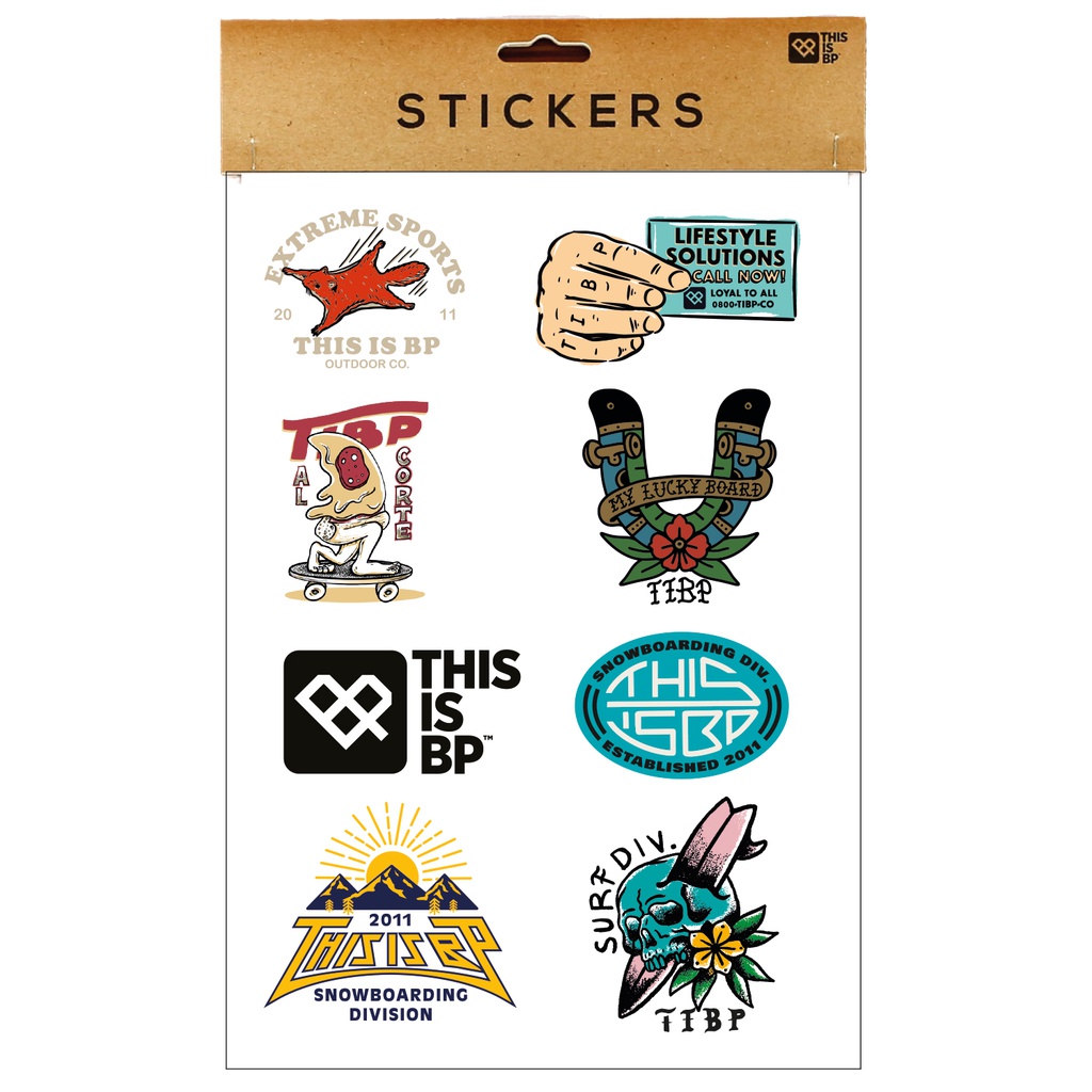 STICKERS -ARTS (PACK X3)