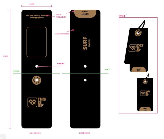 AVIO - TAG SURF PRO 5.5 X 21.5