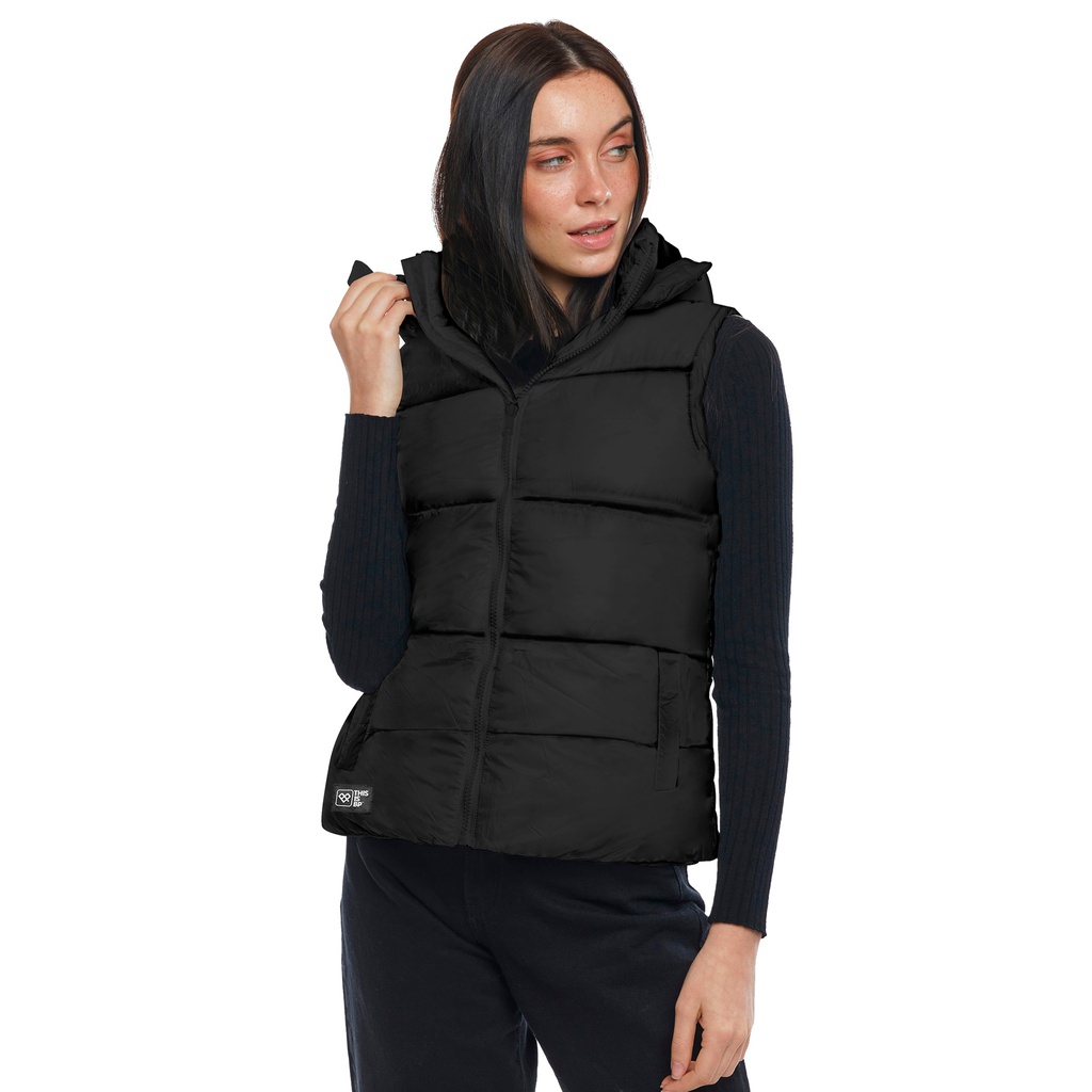 CHALECO MUJER - NEW BLACK