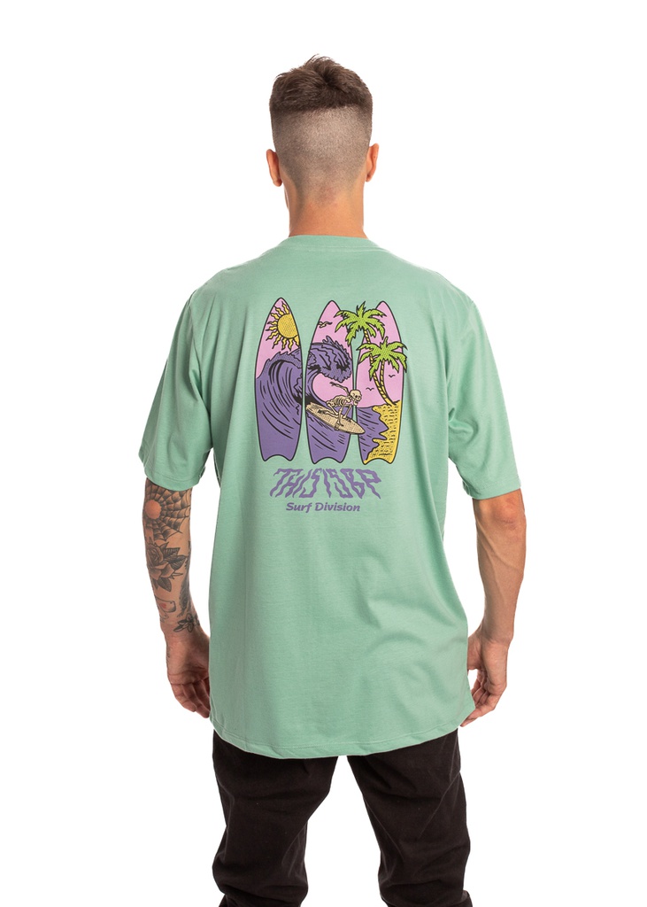 REMERA MANGA CORTA - SURF & BONES
