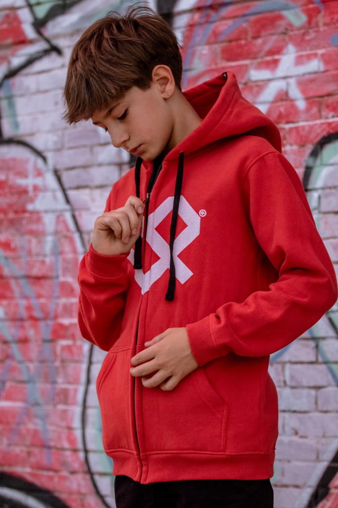 CAMPERA CANGURO JUNIOR -JRZIP II