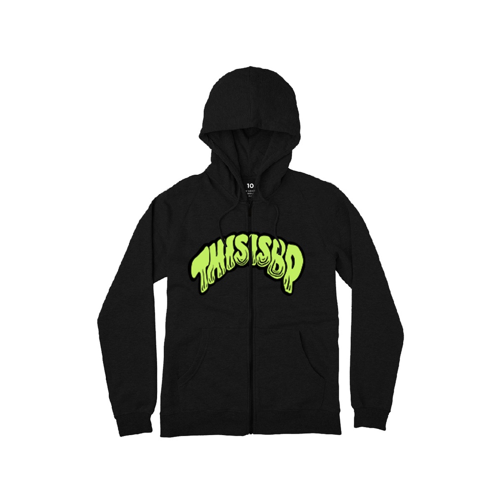 CAMPERA CANGURO JUNIOR -SLIME 
