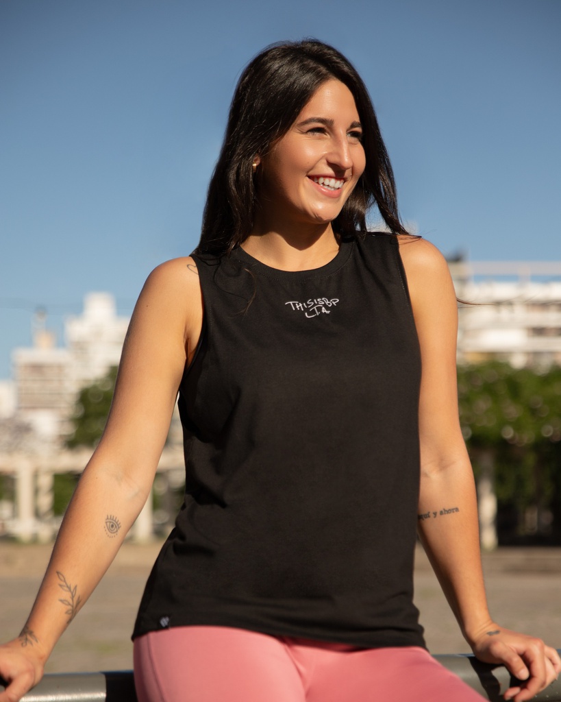 MUSCULOSA MUJER - TIZA