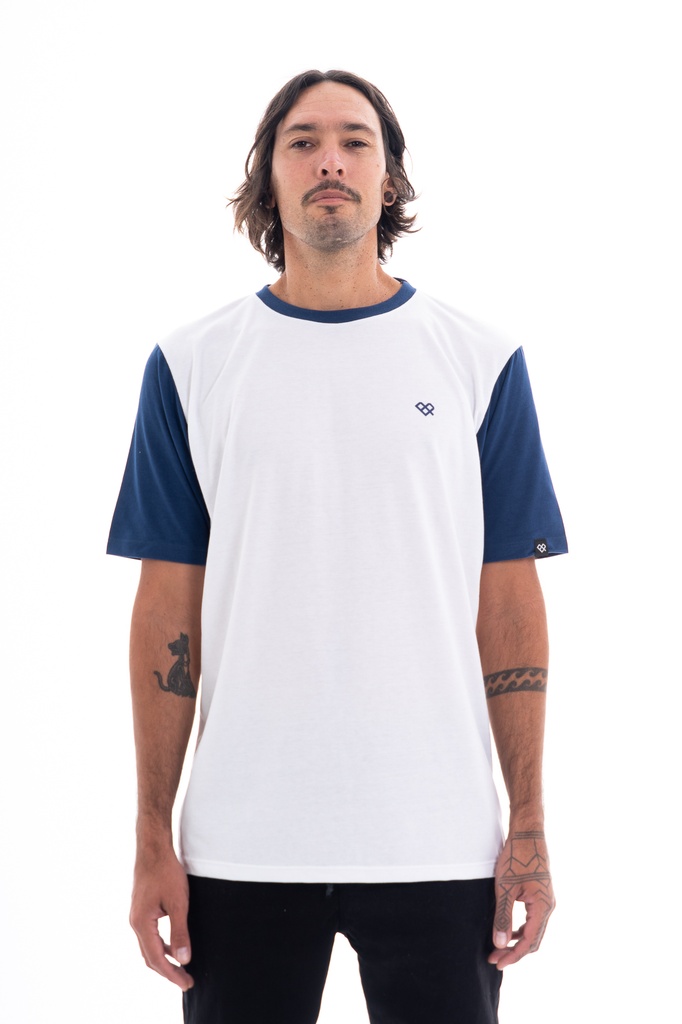 REMERA MANGA CORTA - SANTORINI BLUE