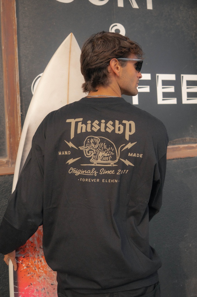 REMERA MANGAS LARGAS RELAXED FIT - SABIDURIA