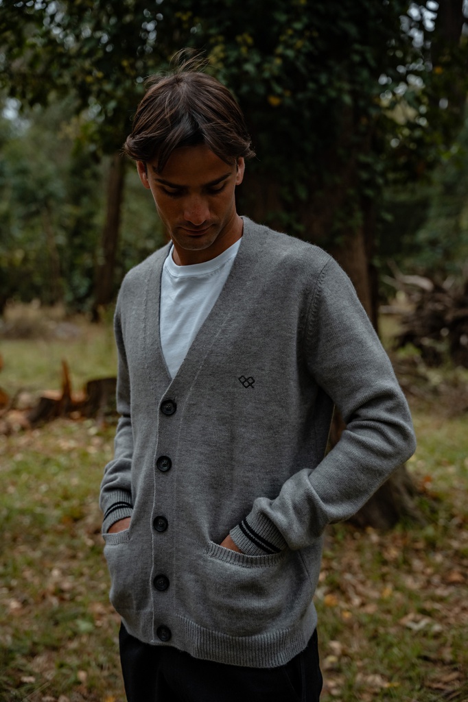 CARDIGAN - SILVER