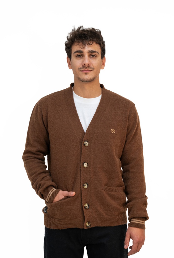 CARDIGAN - BROWN SUGAR
