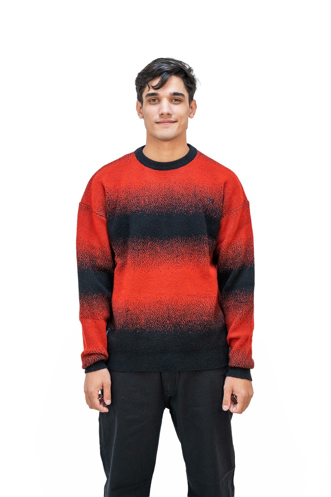 SWEATER - GRADIENT VINO