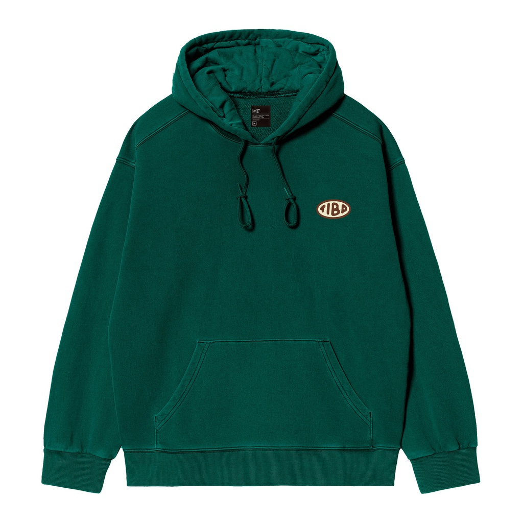 BUZO CANGURO RELAXED -  TUNDRA GREEN