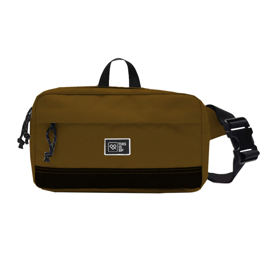 RIÑONERA - FRONT PATCH BROWN