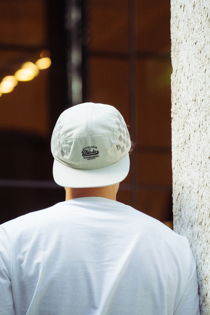 GORRA 5 PANELES - MICROFIBRABEIGE