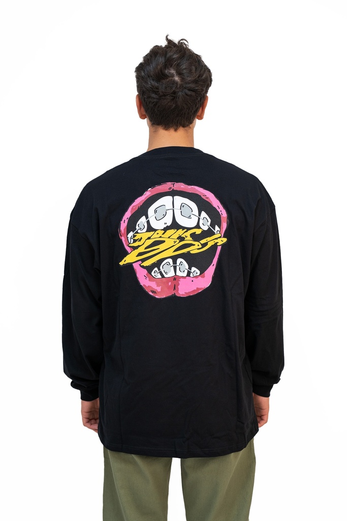 REMERA MANGAS LARGAS RELAXED - BRACKETS