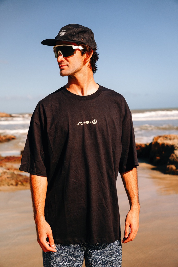 REMERA MANGA CORTA RELAXED FIT - PAZ FRONT