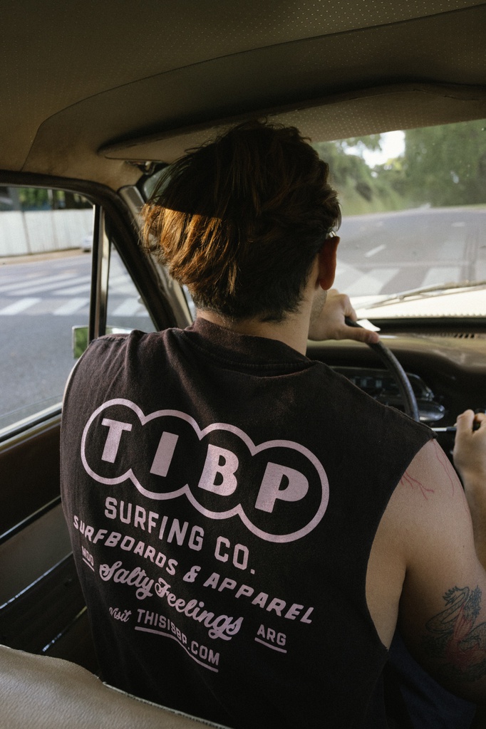 REMERA SIN MANGA RELAXED FIT - APPAREL BLACK