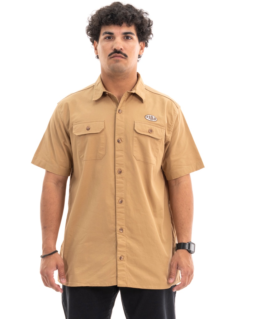 CAMISA MANGAS CORTAS RELAXED - MANGUE