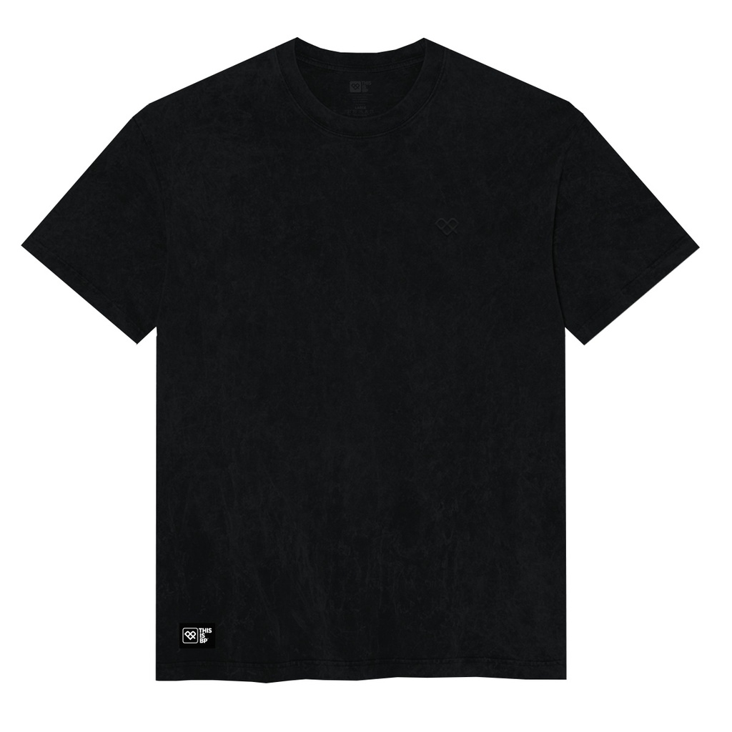 REMERA MANGA CORTA LOOSE FIT - BLACK ISO WHASED