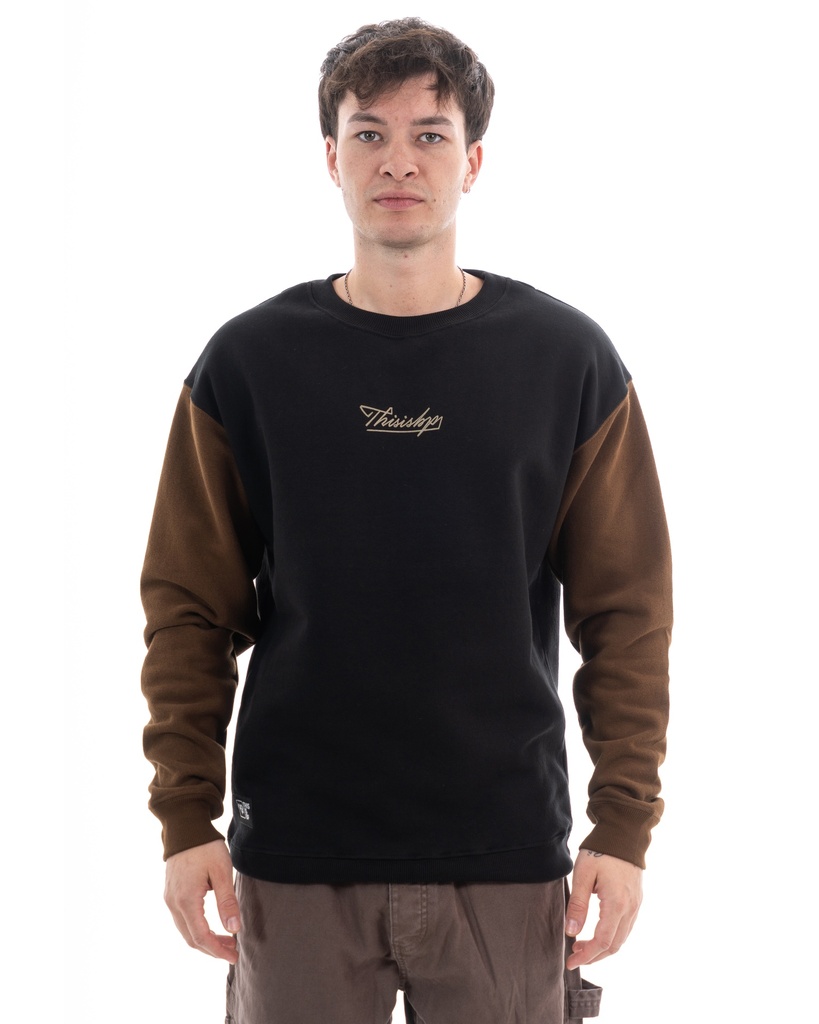 BUZO CUELLO REDONDO RELAXED FIT - ESENCIA COMBI