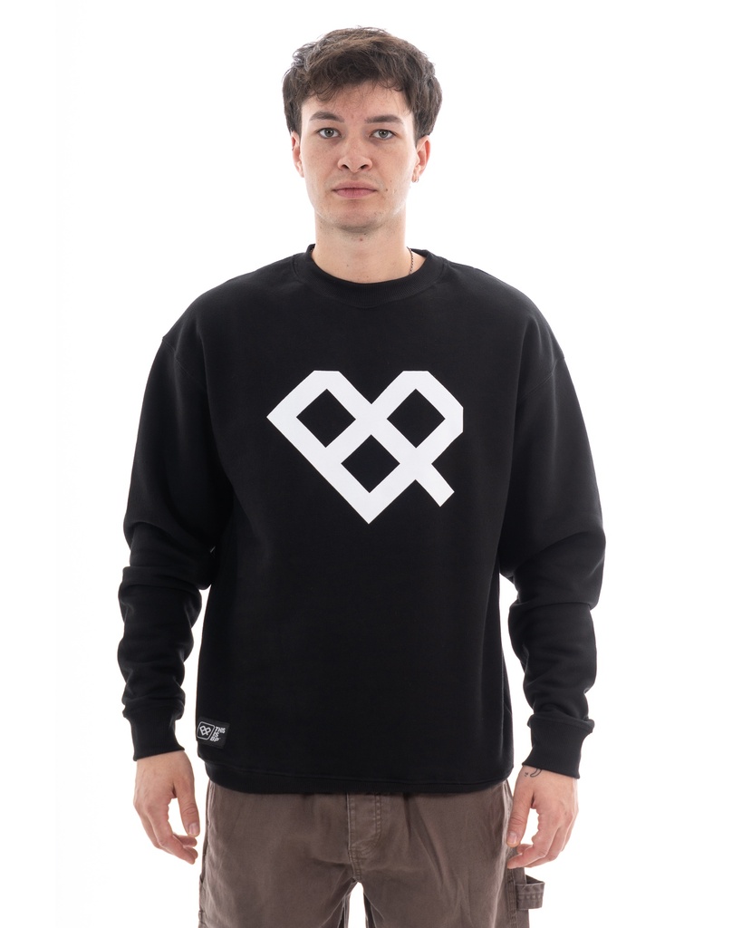 BUZO CUELLO REDONDO RELAXED FIT - BIG ISO FRONT CREW