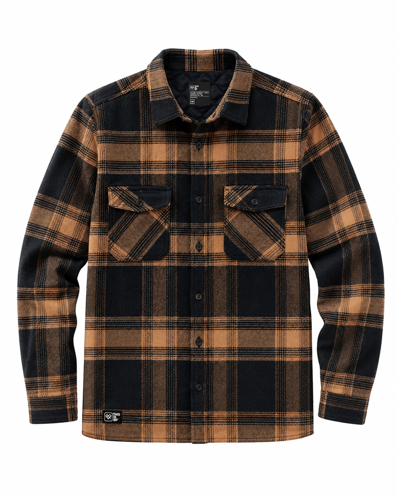 CAMISACO DE PAÑO REGULAR FIT- COMBINADO