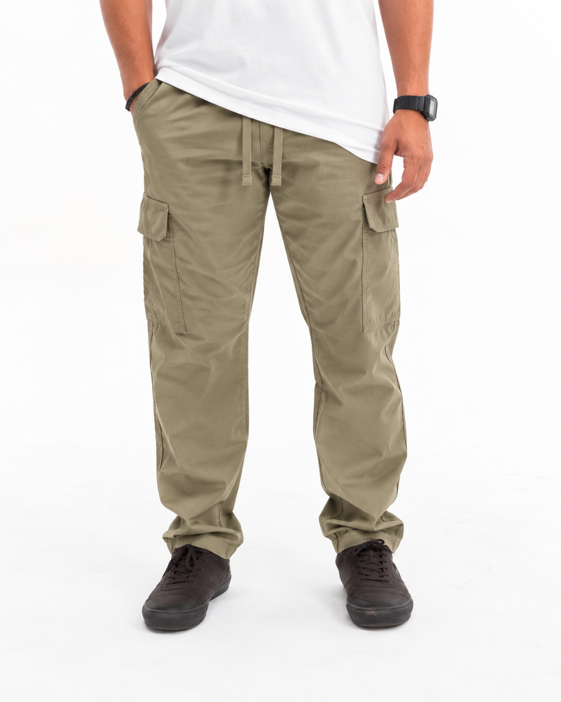 PANTALON REGULAR FIT - CARGO LINO MO