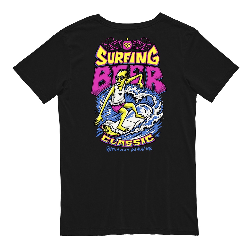 REMERA MANGA CORTA - SURFING BEER