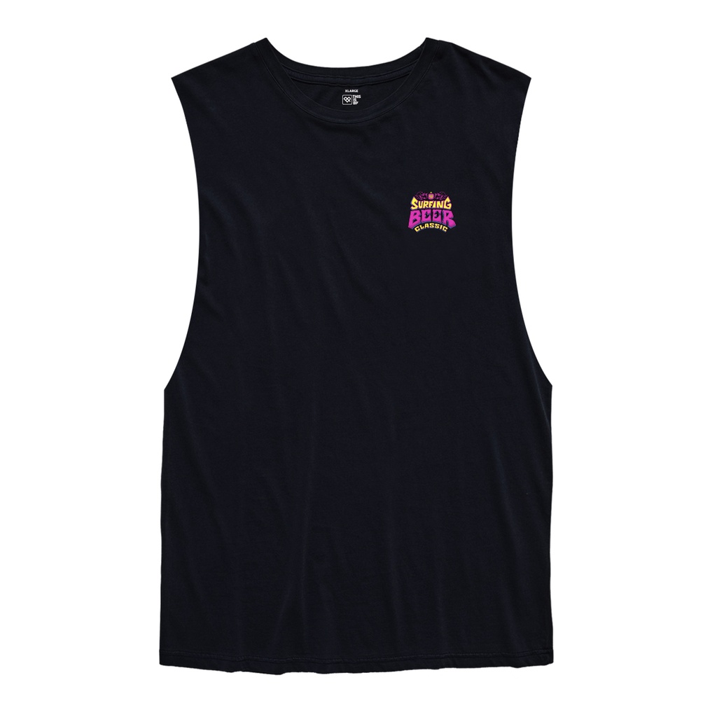 REMERA SIN MANGA - SURF NEON