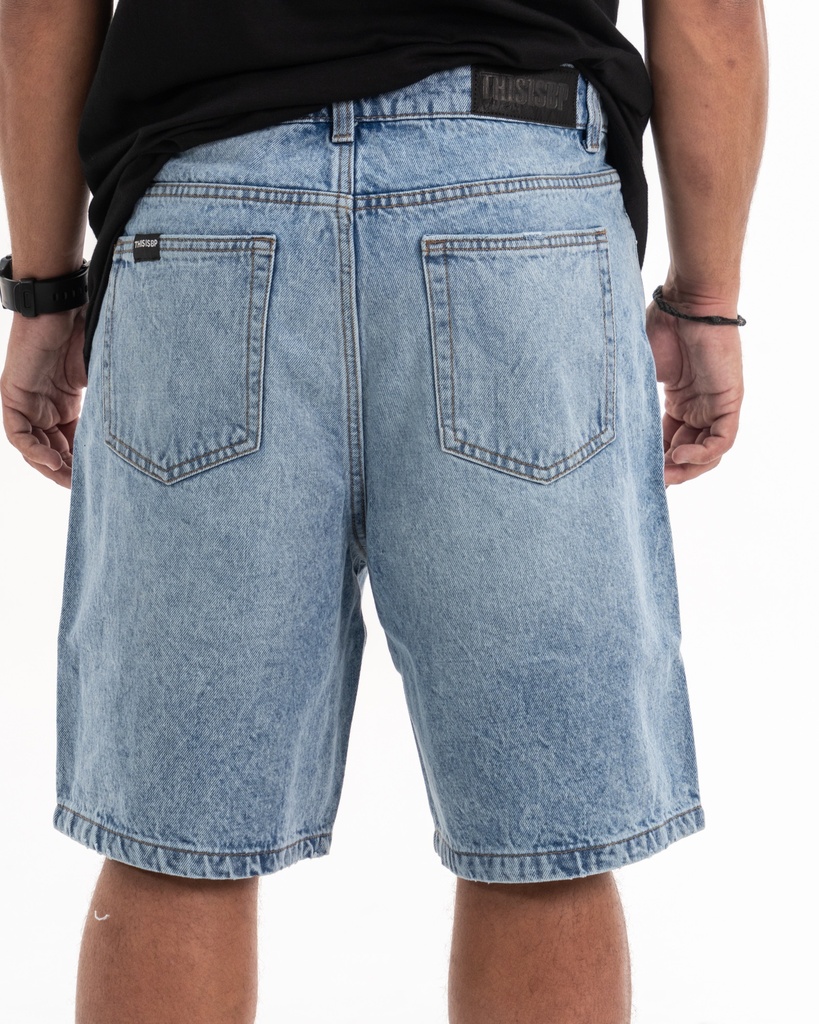 BERMUDA DENIM WIDE FIT  - LA BARRA 