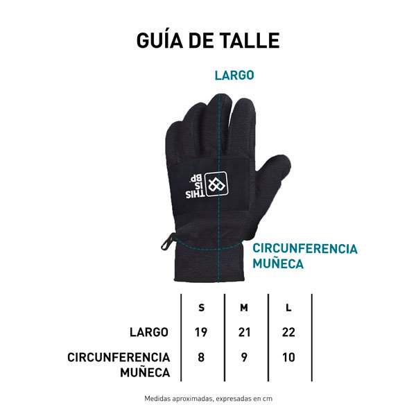 Tabla de talles guantes W23