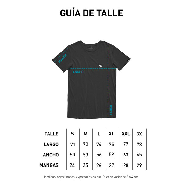 Guia de talle Melomano