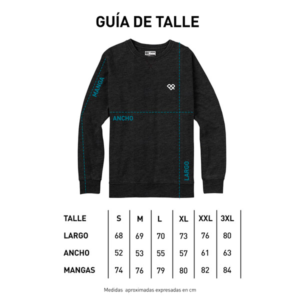 Tabla de talle cuello redondo W22