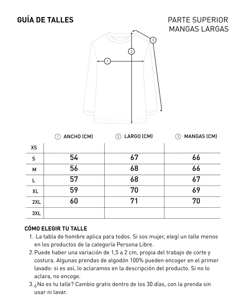 Guía de talles 005215003