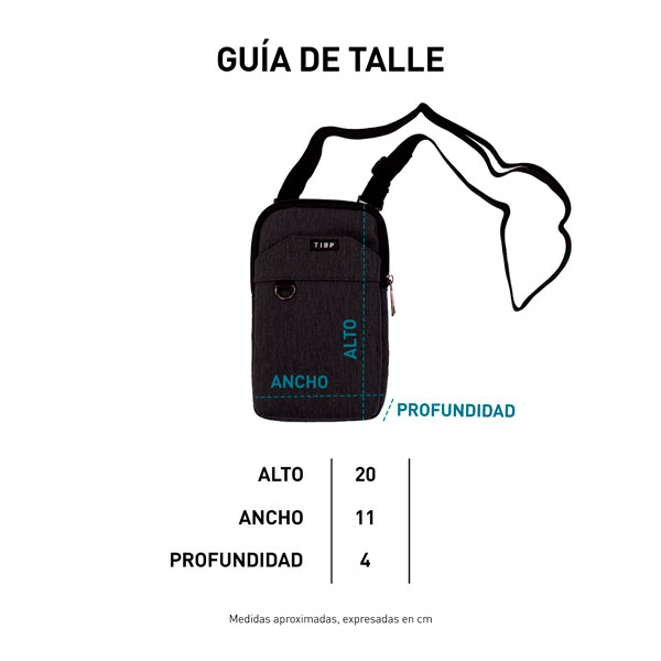 Tabla de talle morral Portable S23