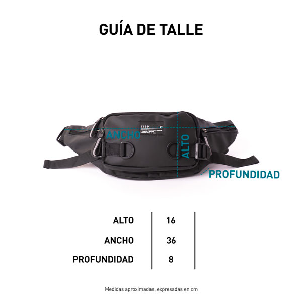 Tabla de talle riñonera Explorador