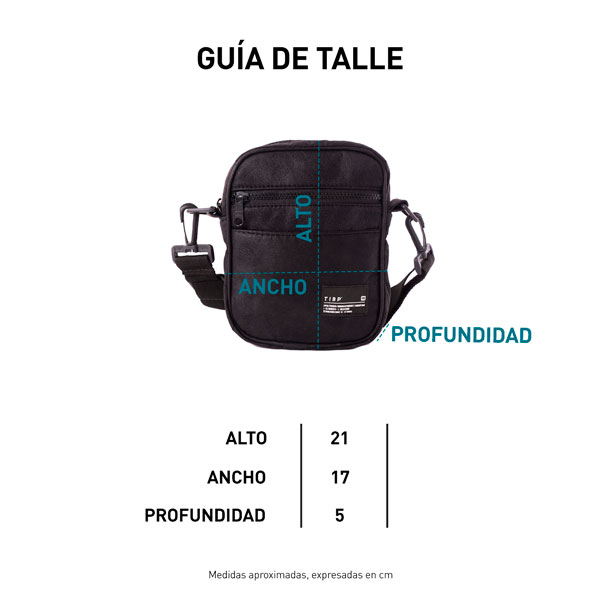 Tabla de talle morral DES