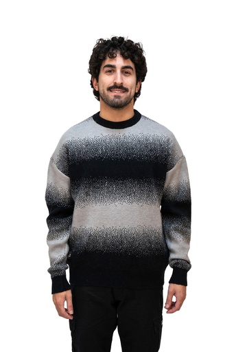 [081215053] SWEATER - GRADIENT CIELO