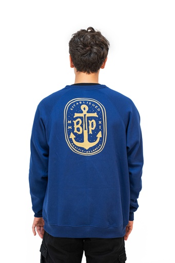 [069215143] BUZO CUELLO REDONDO RELAXED - OLIVIA