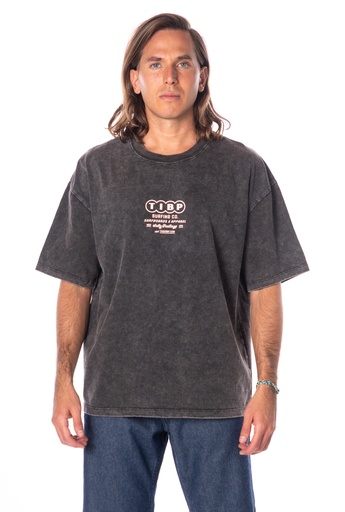 [031215H127] REMERA RELAXED - SALGADO BLACK