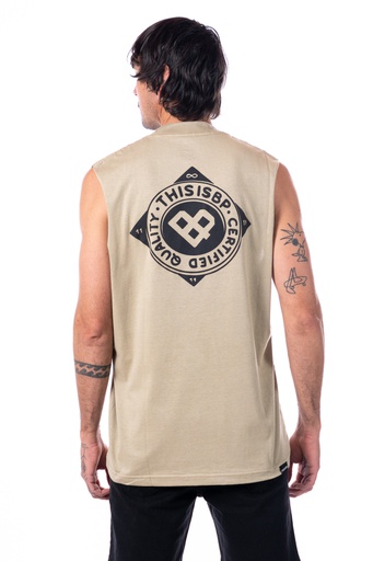 [032215026] REMERA SIN MANGA RELAXED - CARIMBO