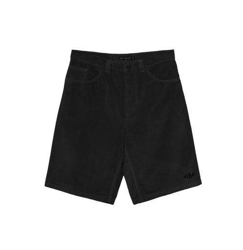 [086215200] BERMUDA CORDEROY - FLAK BLACK