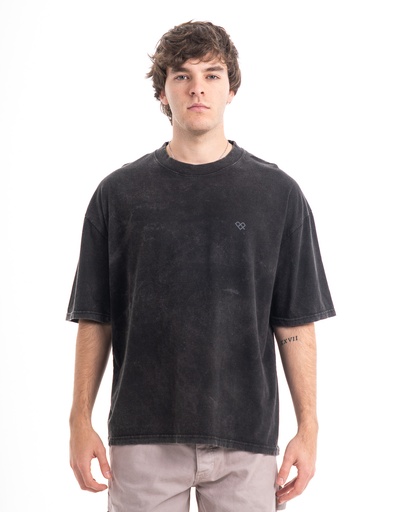[031215H179] REMERA LOOSE - BLACK ISO WHASED