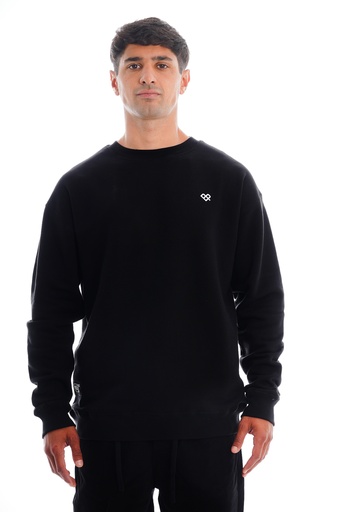 [069215156] BUZO CUELLO REDONDO RELAXED FIT - ISO FRONT CREW