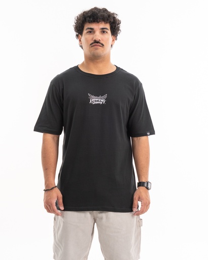 [031215I24] REMERA MANGA CORTA - CORE C BLACK